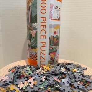 Werkshoppe 1000 Puzzle Complete Marina Castaldo “Road Trip” Art Insert 19.25x26